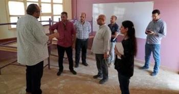 مدرسة مياه الشرب بسوهاج تضع اللمسات الأخيرة لاستقبال طلابها بالعام الدراسي الجديد