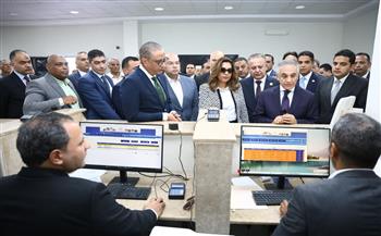 وزيرا العدل والتنمية المحلية والبيئة يشهدان بدء تشغيل فرع توثيق «الودي» بالصف ضمن مبادرة«حياة كريمة» 