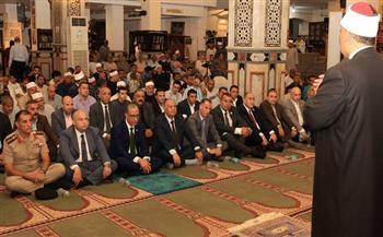 محافظ الجيزة يشهد احتفالية مديرية الأوقاف بذكرى المولد النبوي الشريف بمسجد المحروسة بالعجوزة