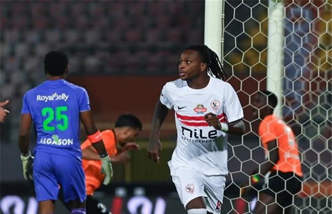 الدوري الممتاز.. الزمالك يتقدم على البنك الأهلي بهدف شيكو بانزا