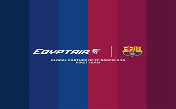 "مصر للطيران" ونادي برشلونة الإسباني يوقعان اتفاقية شراكة حتى موسم 2028/2029