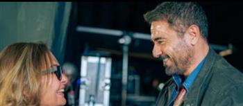 يسرا تزور أحمد عز في كواليس مسلسل " الأمير" 