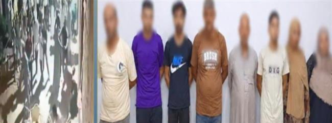 مشاجرة بالكراسي في أحد شوارع الجيزة بسبب حفل زفاف.. وضبط 10 أشخاص