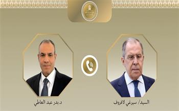 عبد العاطي ولافروف يؤكدان الحرص على تعزيز الشراكة الاستراتيجية بين مصر وروسيا