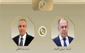 عبد العاطي ولافروف يؤكدان الحرص على تعزيز الشراكة الاستراتيجية بين مصر وروسيا