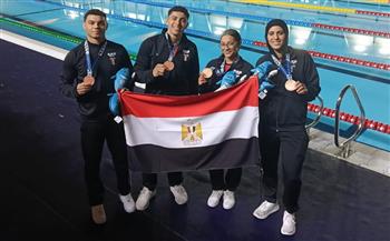 مصر تحصد برونزية تتابع للسباحة بالزعانف في دورة البحر المتوسط