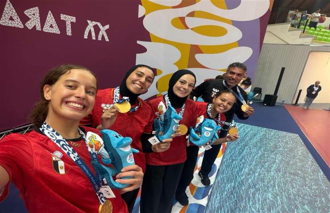 سيدات منتخب مصر لـ"تنس الطاولة " يحصدن ذهبية دورة ألعاب البحر المتوسط