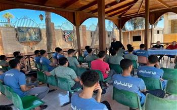 جامعة المنصورة تنظم 4 ندوات توعوية بمعسكر جمصة حول التنمر والمخدرات والتطرف الإلكتروني