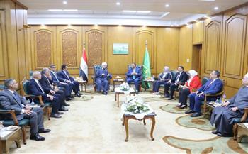 محافظ القليوبية يستقبل وزير الأوقاف بديوان عام المحافظة ويشاركه احتفالات القليوبية بعيدها القومي الـ158