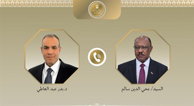 وزير الخارجية يؤكد لنظيره السوداني على دعم وحدة السودان وسيادته وسلامة أراضيه ومؤسساته الوطنية
