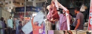 حملة تفتيشية مكبرة على محال الجزارة والمطاعم بمدينة أسوان بالتعاون مع مديرية الطب البيطرى
