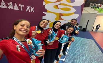 سيدات منتخب مصر لـ"تنس الطاولة " يحصدن ذهبية دورة ألعاب البحر المتوسط