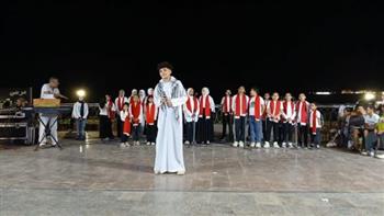 بعروض كورال الأطفال وورش فنية شارع الفن يتألق بكورنيش المنيا