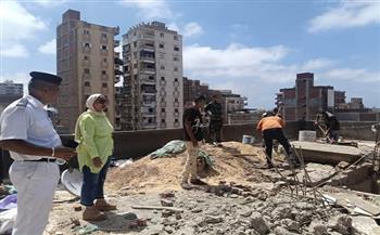الإسكندرية تواصل حملات إزالة مخالفات البناء وتوقف 3 حالات بحي غرب