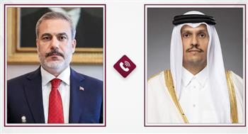 وزيرا خارجية قطر وتركيا يبحثان هاتفيًا جهود خفض التصعيد وتعزيز الاستقرار في المنطقة  