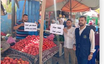 مياه الشرقية تنفذ حملة ميدانية للتوعية وتنشيط التحصيل بمدينة بلبيس