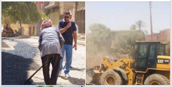 دراو تواصل إعادة تأهيل الطرق ورفع 60 طنًا من المخلفات