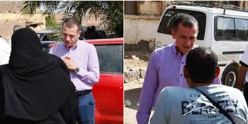 فى جولة ميدانية لمحافظ أسوان .. رصد مخالفات بناء والتشديد على تكثيف أعمال النظافة ودراسة تحسين المحور المرورى 