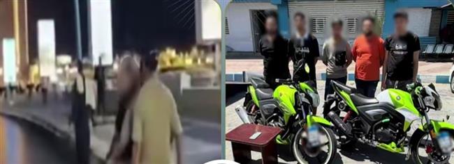 ضبط طالبين و3 آخرين لمضايقة شخص وتصويره أثناء سيرهم بدراجتين ناريتين بالإسكندرية
