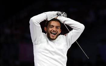 البطل الأولمبي محمد السيد لاعب منتخب مصر لسلاح سيف المبارزة: رفع علم مصر على منصات التتويج شرف كبير