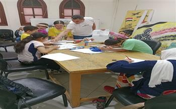ورشة لتعليم رسم البورتريه بقصر ثقافة روض الفرج