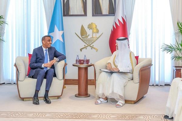 رئيس الوزراء الصومالي يبحث مع نظيره القطري القضايا الإقليمية والدولية