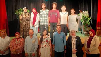 عروض المهرجان القومي للمسرح المدرسي بقصر ثقافة دمنهور 