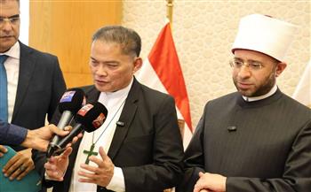 كبير أساقفة الفلبين: نسعى للتعرف على مساجد وكنائس مصر ومواقع رحلة العائلة المقدسة عبر برنامج القيادات الدينية