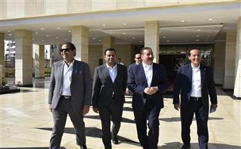 محافظ بورسعيد يلتقي الرئيس التنفيذي للهيئة العامة للاستثمار والمناطق الحرة ورئيس جامعة بورسعيد