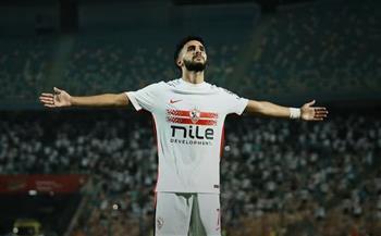 الدوري الممتاز.. حسام أشرف رجل مباراة الزمالك أمام السويس بتروجت