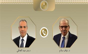 وزير الخارجية يبحث هاتفيًا مع رئيس الوزراء اللبناني تطورات الأوضاع في لبنان