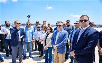 باستثمارات 700مليون جنيه..وزير التخطيط ومحافظ البحيرة يختتمان جولتهما بتفقد تطوير ميناء  رشيد والمدينةالتاريخي