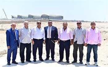 لجنة من نادي الزمالك تتسلم أرض النادي الجديدة في حدائق أكتوبر