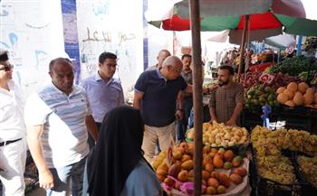 محافظ مطروح يوجه بضبط الأسعار وتكثيف الرقابة وتحسين النظافة بالسوق العمومي
