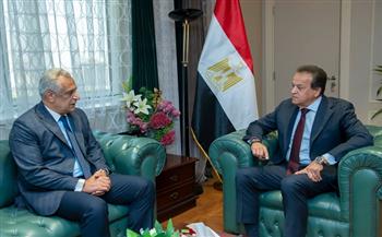 وزيرا الصحة والإنتاج الحربي يبحثان مستجدات عدد من المشروعات القومية المشتركة..