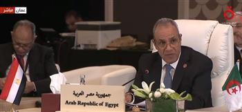 وزير الخارجية: المنطقة لن تشهد أمنا أو استقرارا دون حل عادل ودائم للقضية الفلسطينية