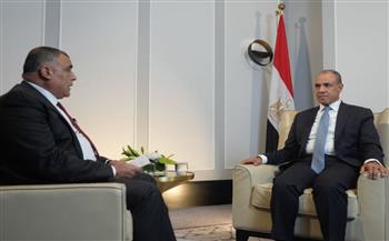 وزير الخارجية يجري لقاءً إعلاميا مع رئيس تحرير جريدة "الرأي" الأردنية