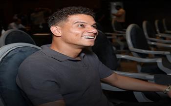 سعد سمير ممثلًا عن نادي سيراميكا كليوباترا في قرعة الدوري الممتاز