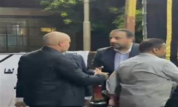 أحمد دياب يقدم واجب العزاء في وفاة والدة الإعلامي محمد شبانة