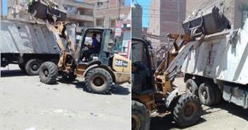 رفع 935 طن مخلفات وتراكمات تاريخية من شوارع الغربية خلال يوم واحد 