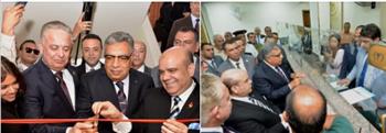 محافظ الدقهلية ومساعدا وزير العدل يفتتحان مكتب الشهر العقاري بقرية صهرجت الصغرى بمركز أجا