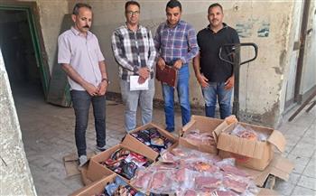 حملة مشتركة للتموين والطب البيطري تضبط 175 كيلو لحوم غير صالحة للاستهلاك بسوهاج