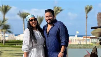 محمد كارتر يحتفل بعيد ميلاد شيماء سيف برسالة رومانسية: "أجمل حاجة حصلتلي"  
