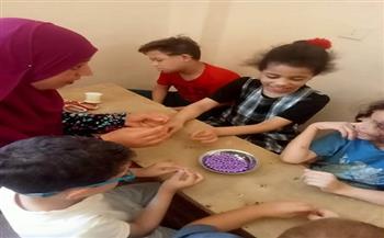 «التمكين الثقافي» بثقافة الفيوم ينظم ورشة إكسسوارات بالخرز لأطفال ذوي الاحتياجات الخاصة