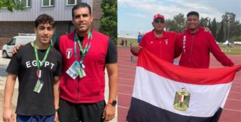 وزير الرياضة يهنئ لاعبي لألعاب القوى بعد تحقيقهما المركز الرابع عالميًا