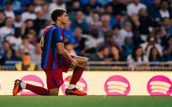 حمزة عبد الكريم يقود برشلونة الإسباني أمام نوتنجهام فورست وديا