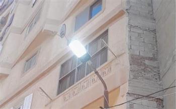 تكثيف أعمال رفع كفاءة مرفق الإنارة العامة بالإسكندرية