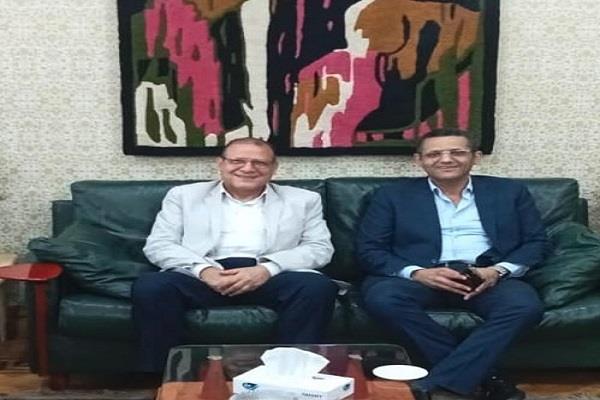 "الصحفيين" تستقبل وفدًا من النقابة العامة للعاملين بالصحافة والطباعة والإعلام والثقافة والآثار