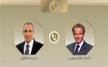 وزير الخارجية يبحث هاتفيا مع مدير عام الوكالة الدولية للطاقة الذرية تعزيز التعاون المشترك 