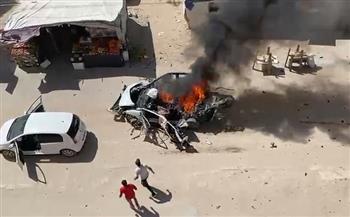الاحتلال استهدف سيارتين في الشوارع المحيطة بمنطقة الكتيبة والشؤون المدنية غرب غزة